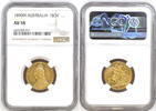 Australia Sovereign 1890-M Gold Sovereign, Australia, NGC AU-58 -
