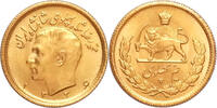 Iran 1/2 Pahlavi 1336(1957) Gold 1/2 Pahlavi, Reza Pahlavi -