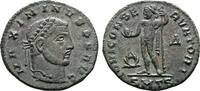 Roman Empire Follis Maximinus II Daia. Lovely Green patina. -