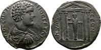 Roman Provincial Medallion Caria, Mylasa, Geta, as Caesar. Youth Geta's Portrait of Lovely Provincial Style -