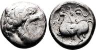 Celtic Tetradrachm Imitating Macedonian king Philip II 'Baumreiter subtype'. Clear Reverse. -
