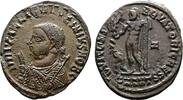 Follis 317-324 AD Roman Empire Licinius II, as Caesar. Antioch. Curious Error on the Mintmark Area. ss+