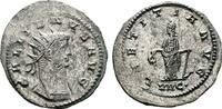 Roman Empire Antoninianus Gallienus. Antioch Mint. Almost Fully Silvered! -