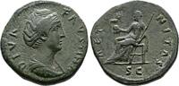 Roman Empire Sestertius Struck on a Huge Flan -