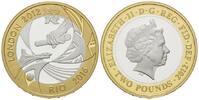 Großbritannien, 2 Pound Olympische Spiele in Rio de Janeiro 2016 - Stabübergabe, -