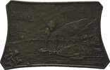 Belgien, Bronzegussplakette Ville de Namur - Pferdewettbewerb, -