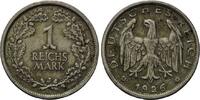 Weimarer Republik, 1 Mark 1926 J, Kleinmünze, VF-EF