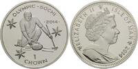 Isle of Man, 1 Crown Olympische Spiele in Sotchi 2014 - Curling, -