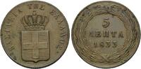 Griechenland, 5 Lepta Otto, 1832-1862, -
