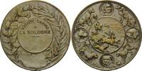Frankreich, Medaille Societé Canine La Sologne: Zuchtverein für Hunde, -