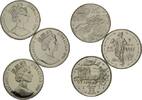 Gibraltar, Lot 2,8 ECU Lot von 3 Stück 2,8 ECU, Quadriga, Eurotunnel - Hände - London/Paris, Flora, -