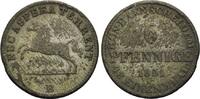 Braunschweig-Calenber-Hannover, 6 Pfennige Ernst August, 1837-1851, -