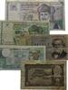Alle Welt, Lot Banknoten Lot von 5 Banknoten aus aller Welt: 20 Jh., -