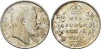 Britisch-Indien, 1 Rupee Eduard VII., 1901-1910, -