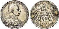 Preußen, 3 Mark Wilhelm II., 1888-1918, -
