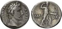 Römisches Reich, AR Denar 11/10 v. Chr., Augustus, 27 v.Chr. - 14 n. Chr., Reichsmünzstätte Lugdunum, VF