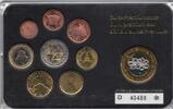 Slowenien, Kursmünzensatz + Medaille Euro-Premiumsatz mit 1 Ecu Probe, Essai, 2004, -
