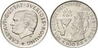 Schweden, 100 Kronen 350. Jubiläum der schwedischen Kolonie Delaware, -