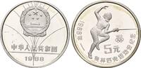 China, 5 Yuan Olympische Spiele 1988 - Fechten, -
