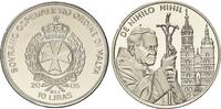 Malta/Order of St. John, 10 Liras Papst Johannes Paul II - De Nihilo Nihil, -