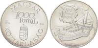 Ungarn, 1000 Forint Alte Donauschiffe - Raddampfer Hableany, -