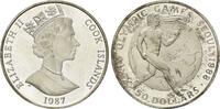 Cook-Inseln, 50 Dollar Zur Olympiade 1988 - Fackelläufer, -
