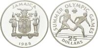 Jamaika, 25 Dollar Zur Olympiade 1988 - Staffelläufer, -