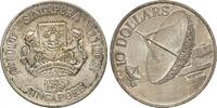 Singapur, 10 Dollar 10 Jahre ASEAN, -