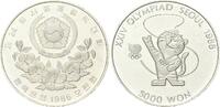 Korea/Seoul, 5000 Won Zur Olympiade in Seoul 1988 - Maskottchen, -