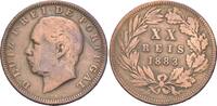 Portugal, 20 Reis Luiz I., 1861-1889, -