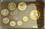 Malta, Kursmünzensatz Lira + Europrobe -