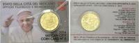 Vatikan, 50 Cent coincard Papst Franciscus, -