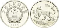 China, 10 Yuan Bedrohte Tierwelt - Schneeleopard, -