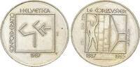 Schweiz, 5 Francs 100. Geburtstag von Le Corbusier, -