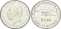 Schweden, 10 Kronor 90. Geburtstag Gustav VI. Adolf, -