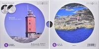 Finnland, 3,88 Euro & Medaille CuNi Kursmünzensatz, Russarö Leuchtturm, -