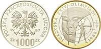 Polen, 1000 Zlotych Olympische Sommerspiele 1988 in Seoul, -