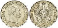 Brandenburg-Preußen, 1/6 Taler Wilhelm I., 1861-1888, -