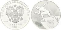 3 Rubel 2014, Russland, Olympische Spiele in Sotchi 2014 - Eisschnellauf, PP