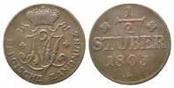 Berg, 1/2 Stüber Maximilian IV. Joseph, 1799-1806, -