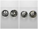 San Marino, 5 und 10 Euro (2 Stk.), Fußballweltmeisterschaft Deutschland 2006, -