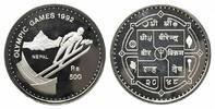 500 Rupien 1992, Nepal, Olympische Spiele Barcelona 1992 - Skispringen, PP
