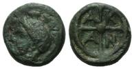 Griechenland: Makedonien, AE 14 Stadt Akanthos, -
