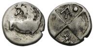 Griechenland: Thrakien, AR Hemidrachme Stadt Cherronesos, -
