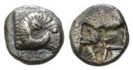 Kleinasien: Troas, AR Obol Stadt Kebren, -