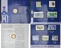 Deutschland, 2 Euro + 9 Sonderbriefmarken Deutsche Post, Serie Bundesländer- Saarland, -