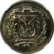 25 Centavos DOMINICAN REPUBLIC 1972  NGC MS65 GEM Mintage-800,000 KM# 20a.1 (028)