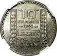 10 Francs France Copper-Nickel 1948  NGC UNC DETAILS GAD-811;KM# 909.1 (166)