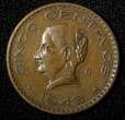 5 Centavos Mexico Bronze 1943  Josefa Ortiz de Domínguez KM# 424 (27 432) Uncertified