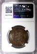 1/12 Shilling JERSEY Elizabeth II 1954  Liberat. 1945 NGC MS63 BN TOP GRADE KM#20
